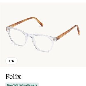 Warby Parker progressive readers (+1.5), Felix